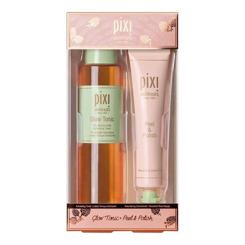 Pixi Beauty |  Skintreats Duo Glow Tonic + Peel & Polish (full sized)