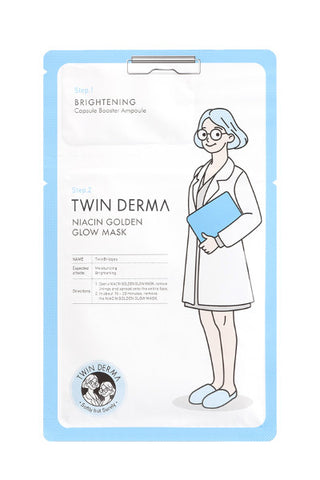 Twin Derma | Niacin Golden Glow Mask with Ampoule