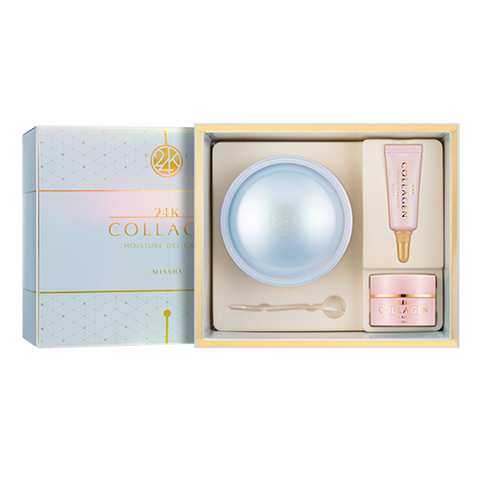 Missha |  24K Collagen Moisture Gel Cream Set