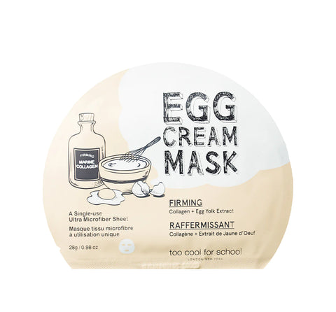 Too Cool For School | Egg Cream Mask | Firming