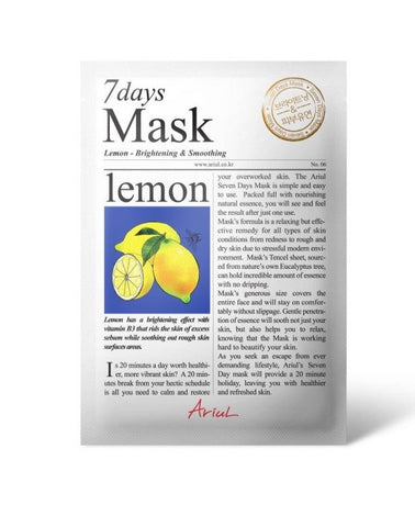 Ariul | 7 Day Mask - Lemon (Day 7)